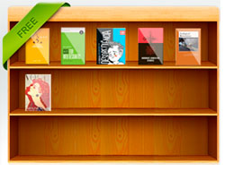bookshelf for flipbook