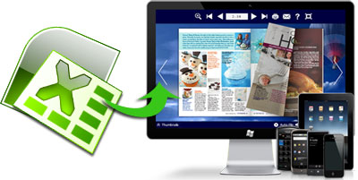 How to create Excel Spreadsheets to Page flip book?
