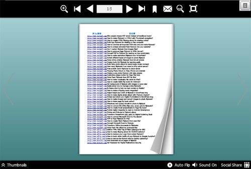 How to create Excel Spreadsheets to Page flip book