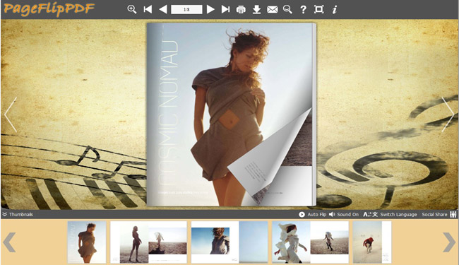 Flipping Book Templates of Music Theme